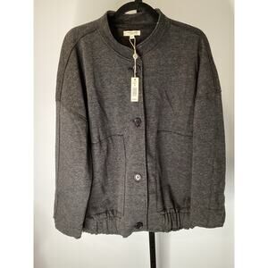 Max Studio London Women’s Ponte Coat Heather Gray - Size M - New With Tags $168